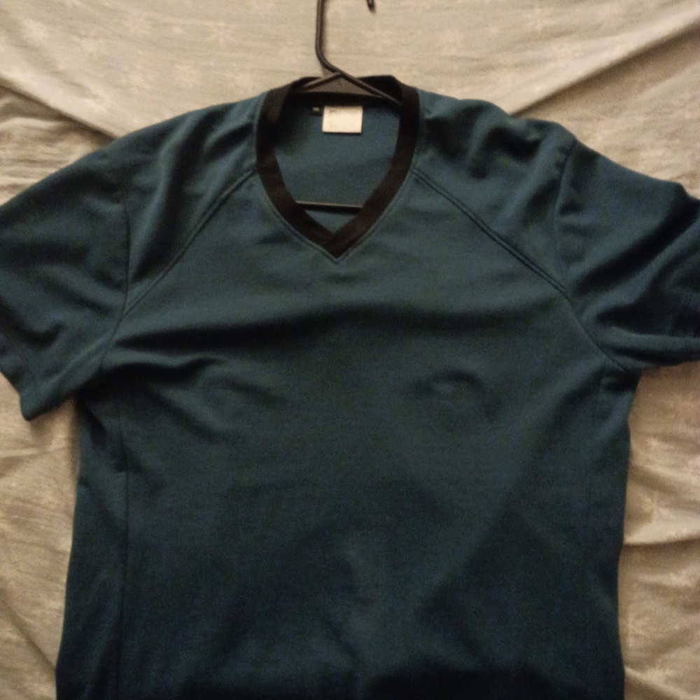 Men's Blue V-Neck Star Trek Shirt By Volante Design